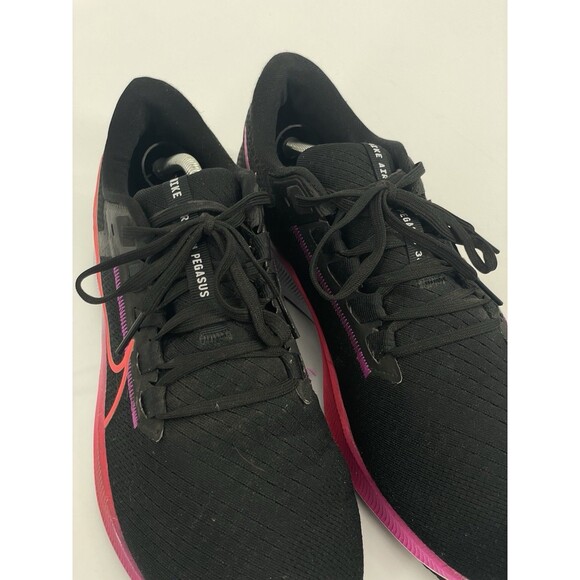Nike Air Zoom Pegasus 38 Mens Size 10 Black Pink Running Shoes CW7356-011 main image 13